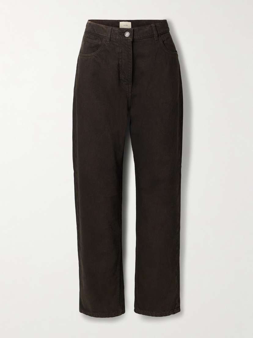 The Row Bercy Mid-rise Straight-leg Jeans