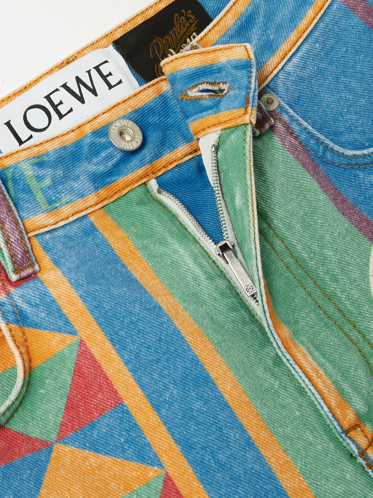Loewe Abstract Printed Straight-leg Jeans