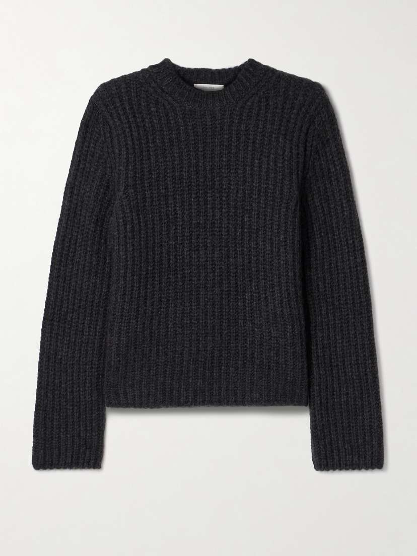 The Row Idli Ribbed Cashmere And Silk-blend Sweater
