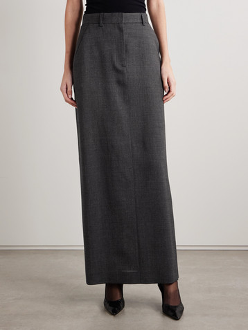 The Row Roux wool maxi skirt