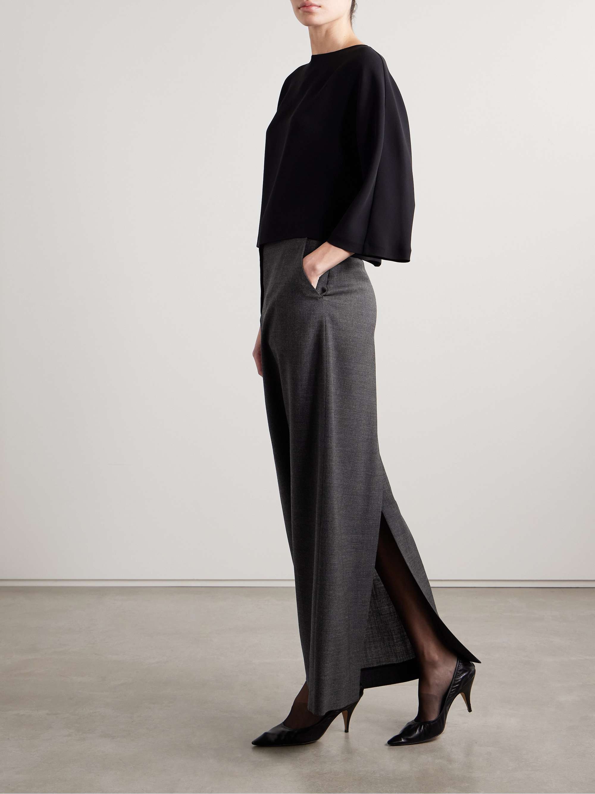 THE ROW Roux wool maxi skirt | NET-A-PORTER