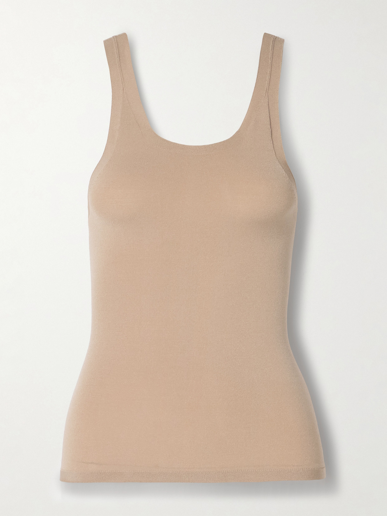 The Row Anthea Stretch-knit Tank In Neutrals