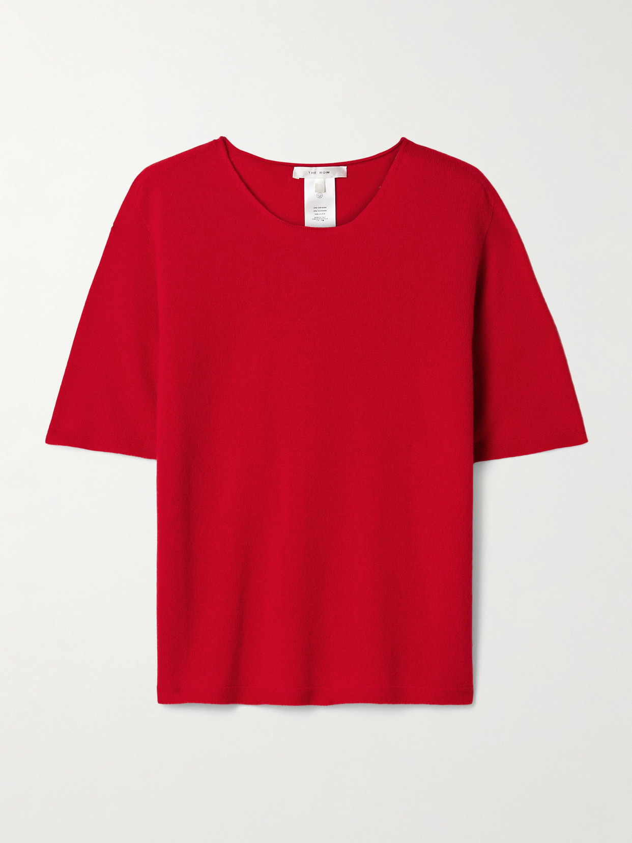 The Row Ipar Cashmere T-shirt In Red