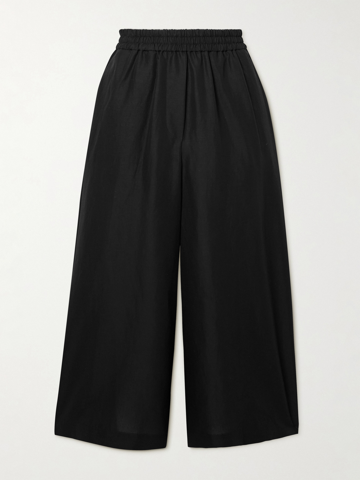 Loewe + Paula's Ibiza Appliquéd Voile Wide-leg Pants In Black