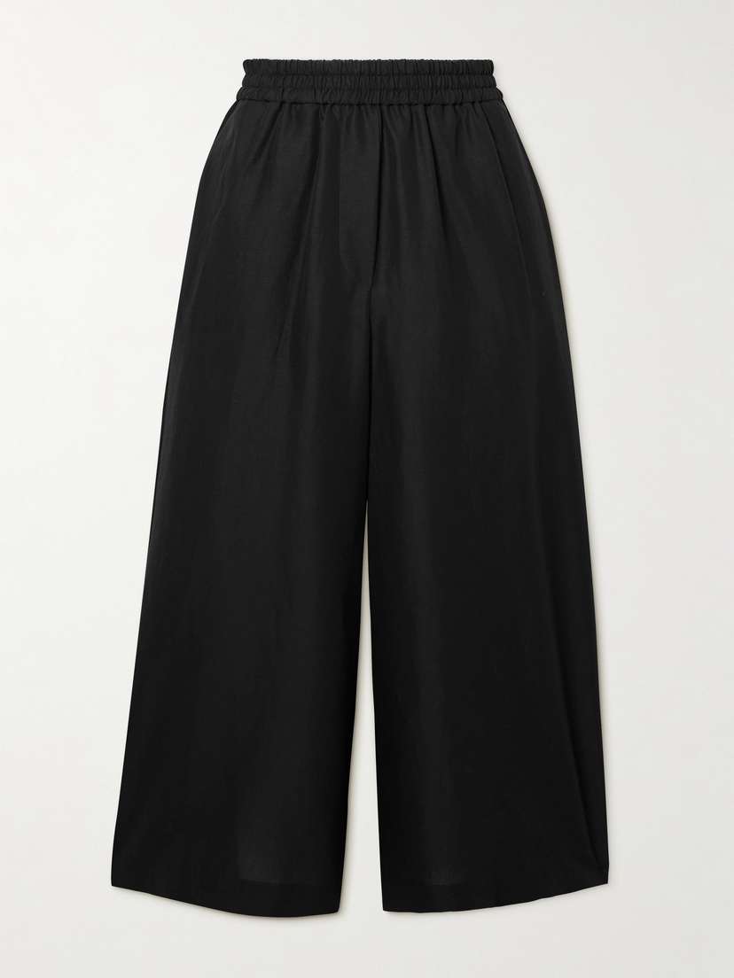 Loewe + Paula's Ibiza Appliquéd Voile Wide-leg Pants