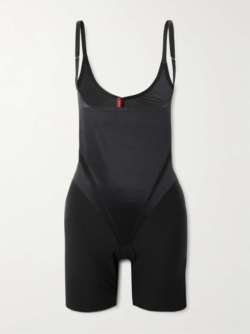 Spanx supersculpt™ Transform Open-bust Mid-thigh Stretch Bodysuit