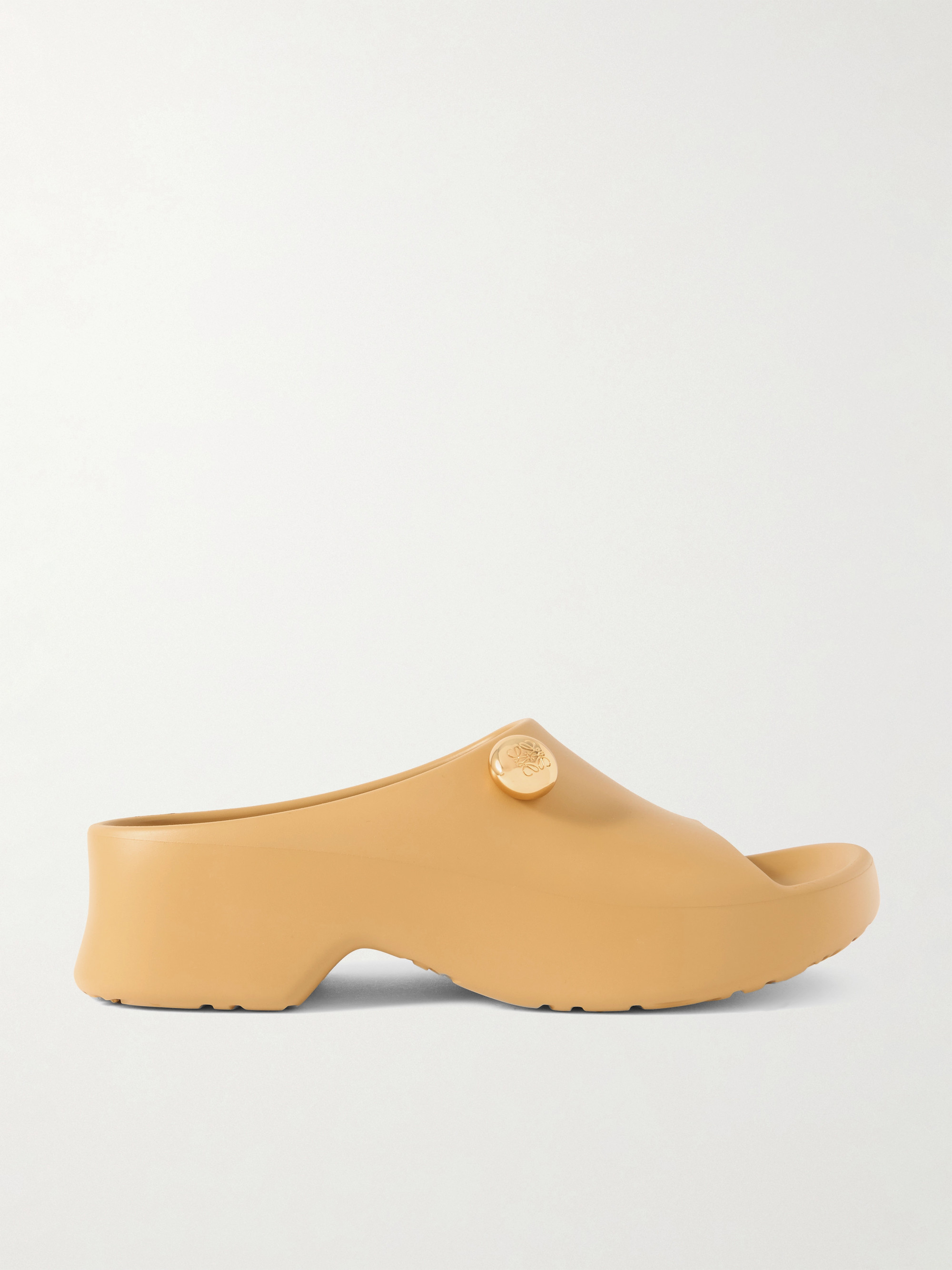 Loewe + Paula's Ibiza Foam Pebble embellished rubber slides