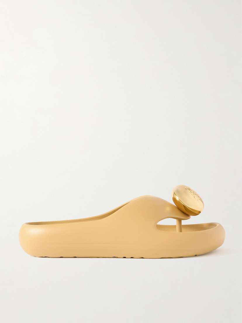 Loewe + Paula's Ibiza Bubble Logo-detailed Rubber Slides