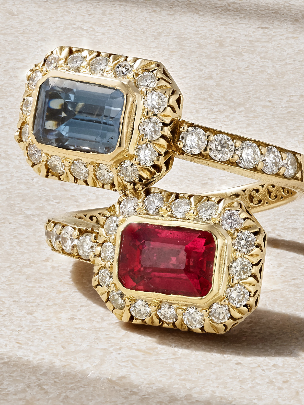 Amrapali London 18-karat Gold Multi-stone Ring