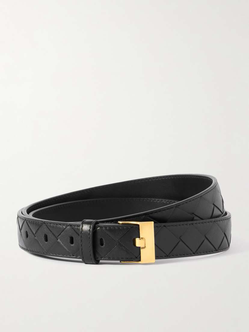 Bottega Veneta Intrecciato Leather Belt