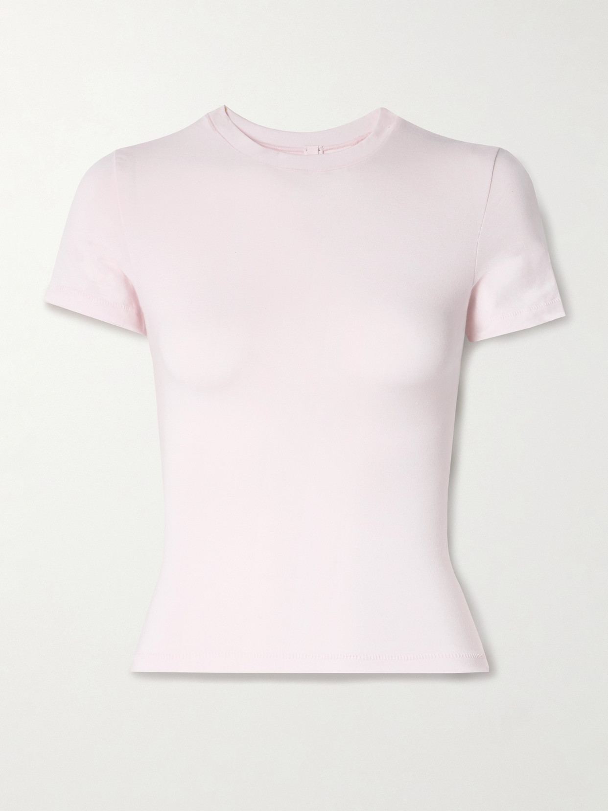 SKIMS - Stretch-cotton Jersey T-shirt - Barely Pink