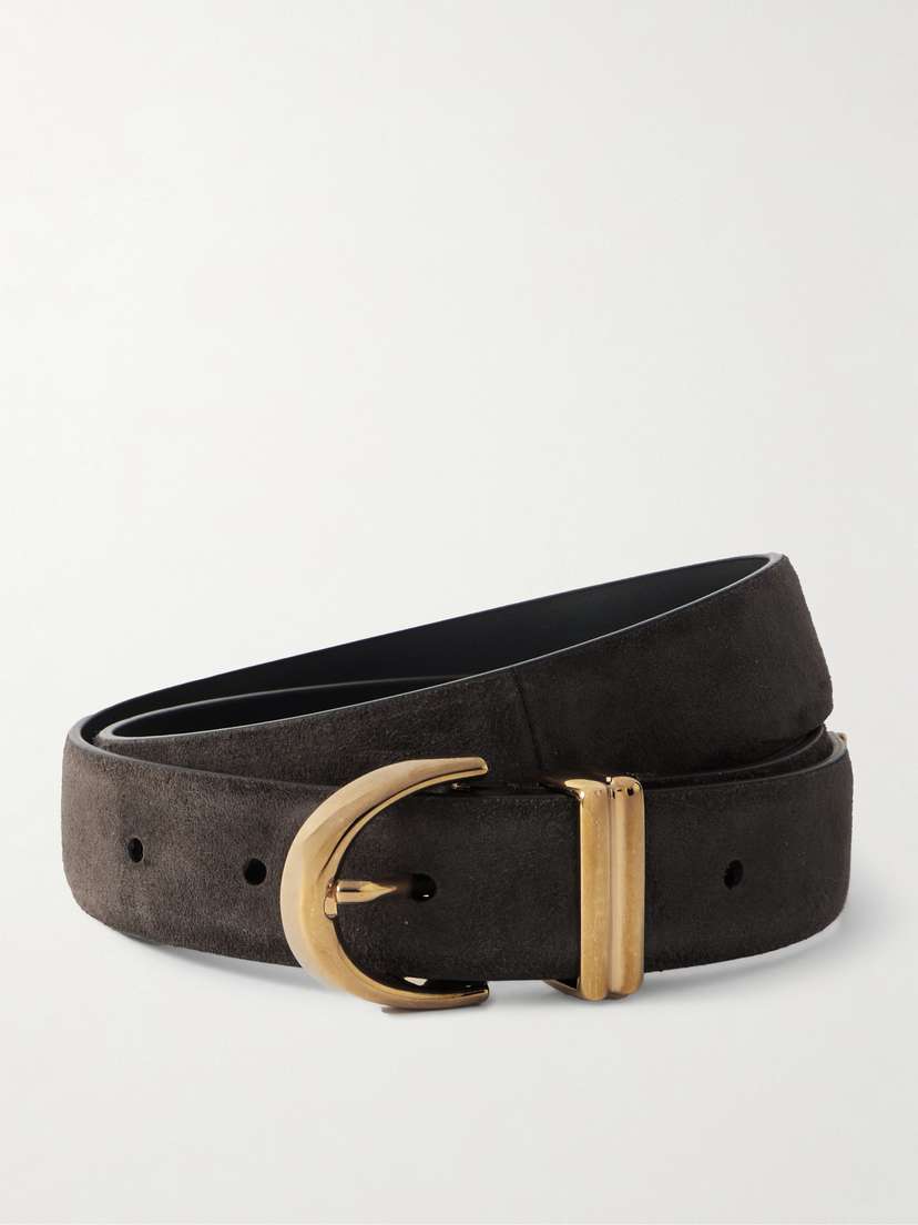 Khaite Bambi Suede Belt