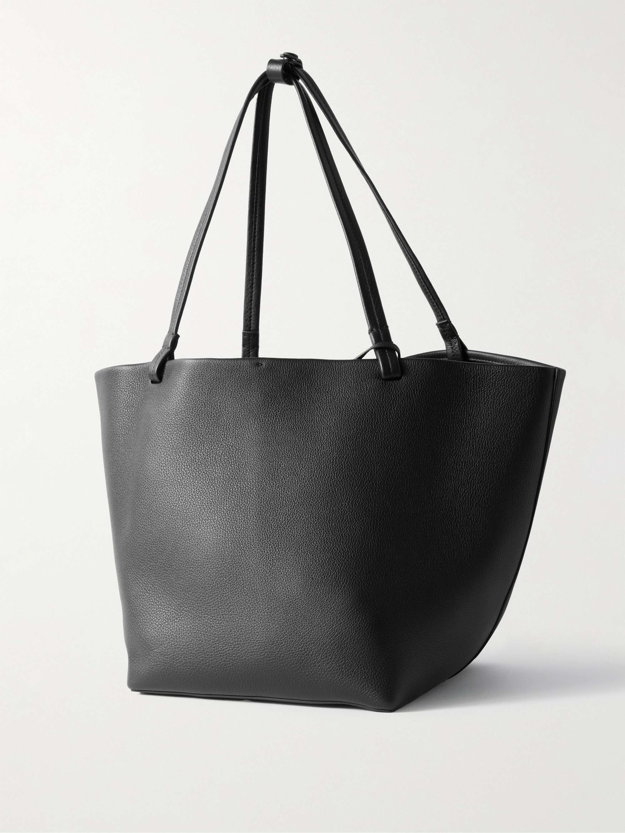 THE ROW Park 3 mittelgroße Tote aus strukturiertem Leder
