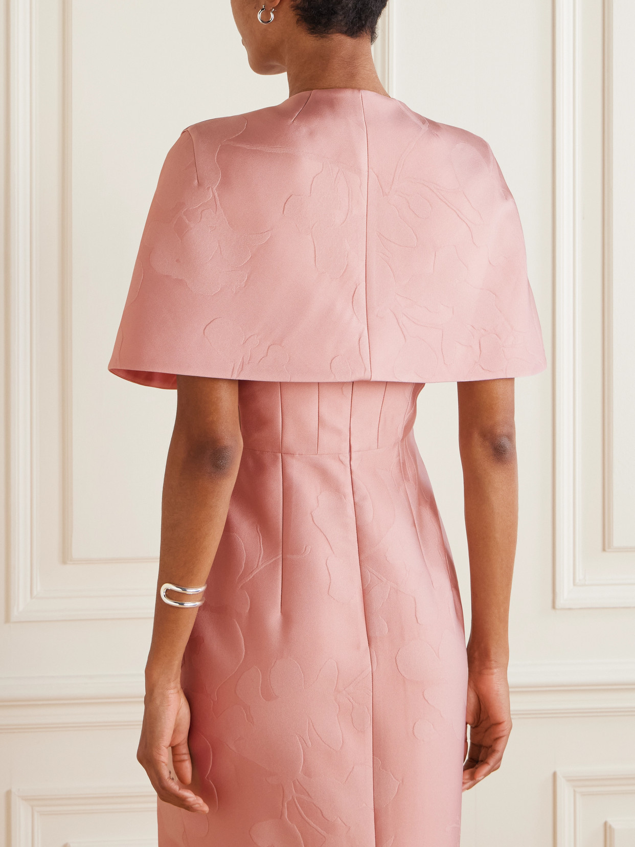 Emilia Wickstead Domie Cloqué Cape