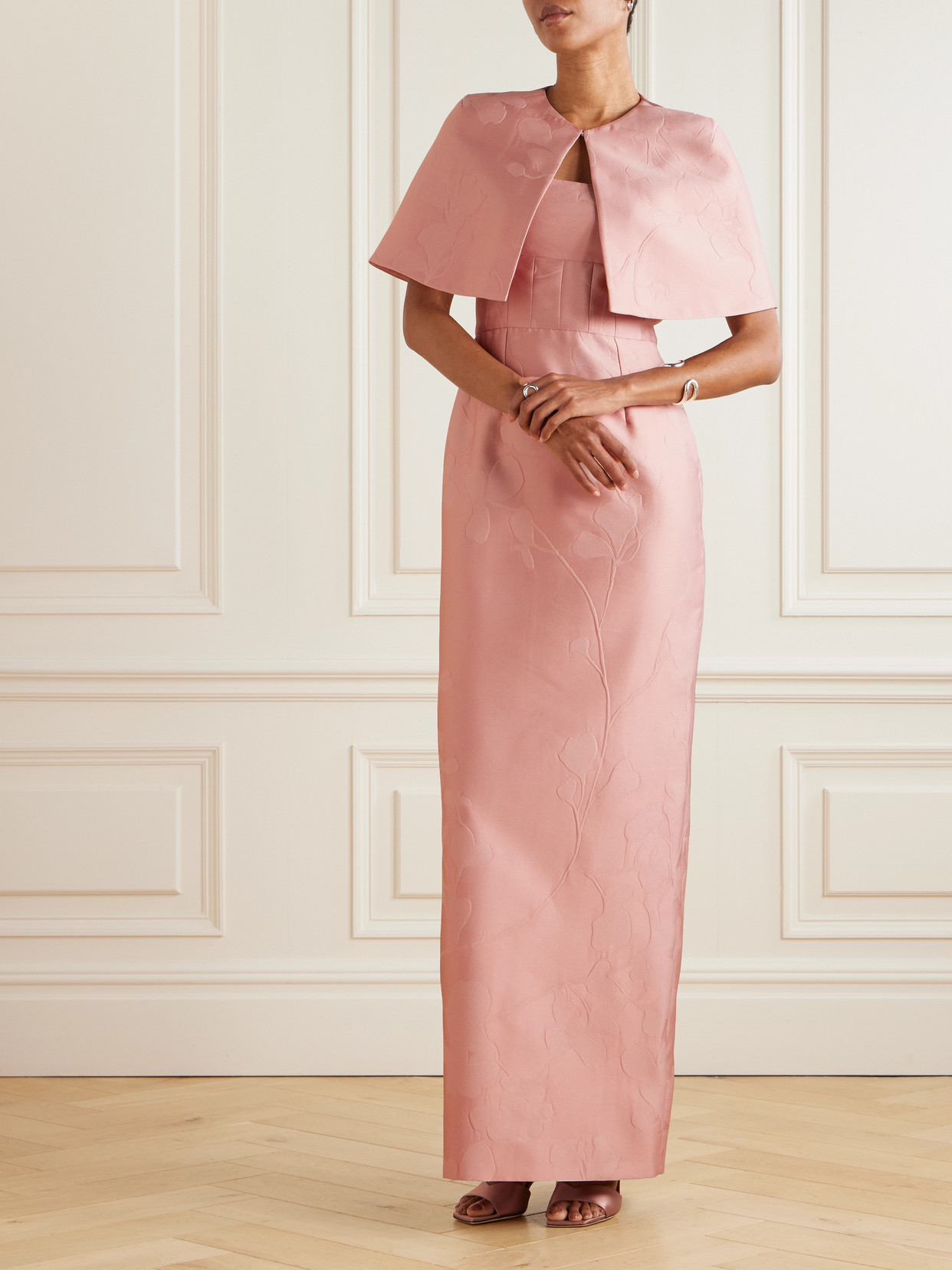 Emilia Wickstead Domie Cloqué Cape