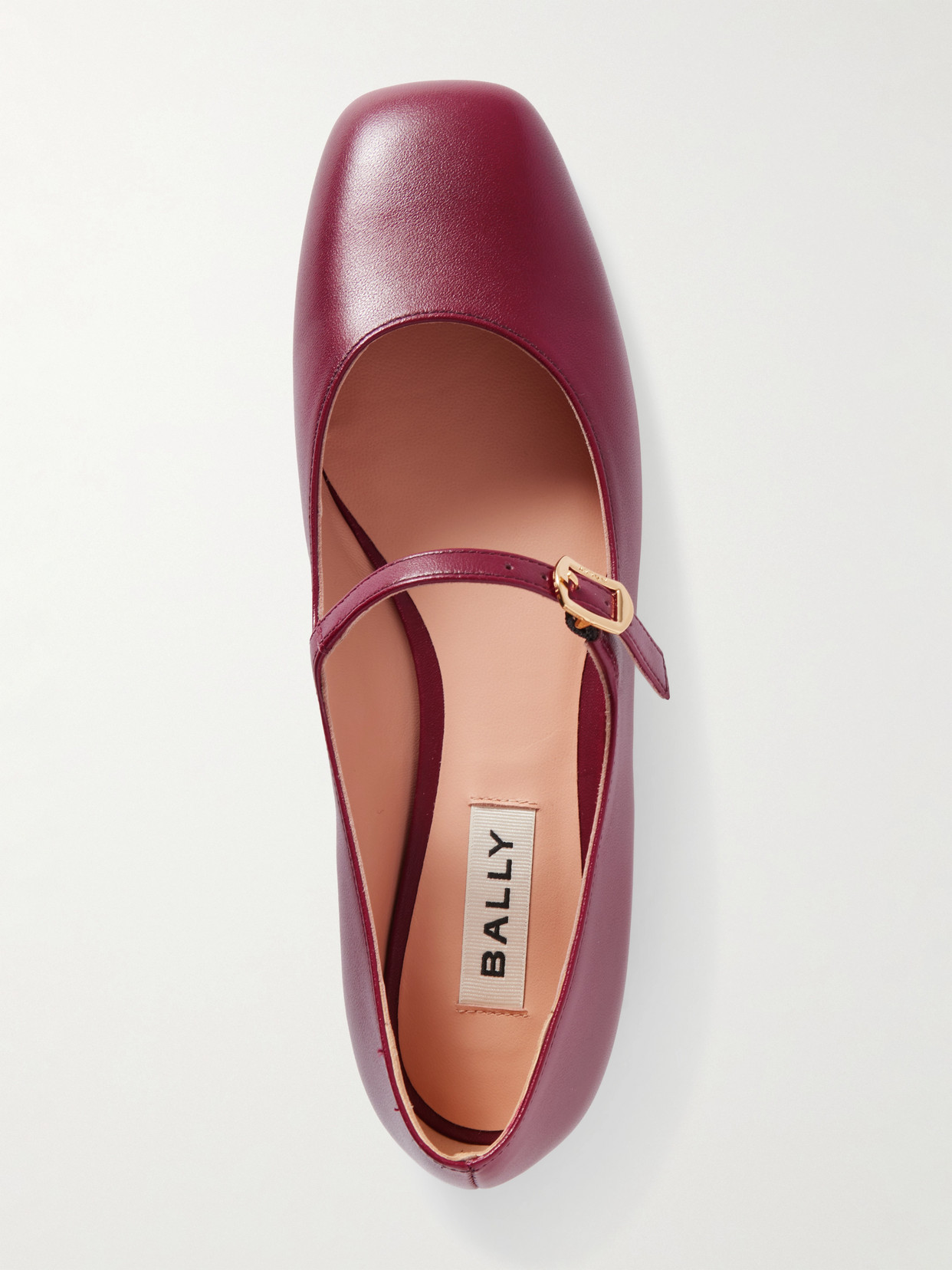 Belkys Leather Mary Jane Ballet Flats