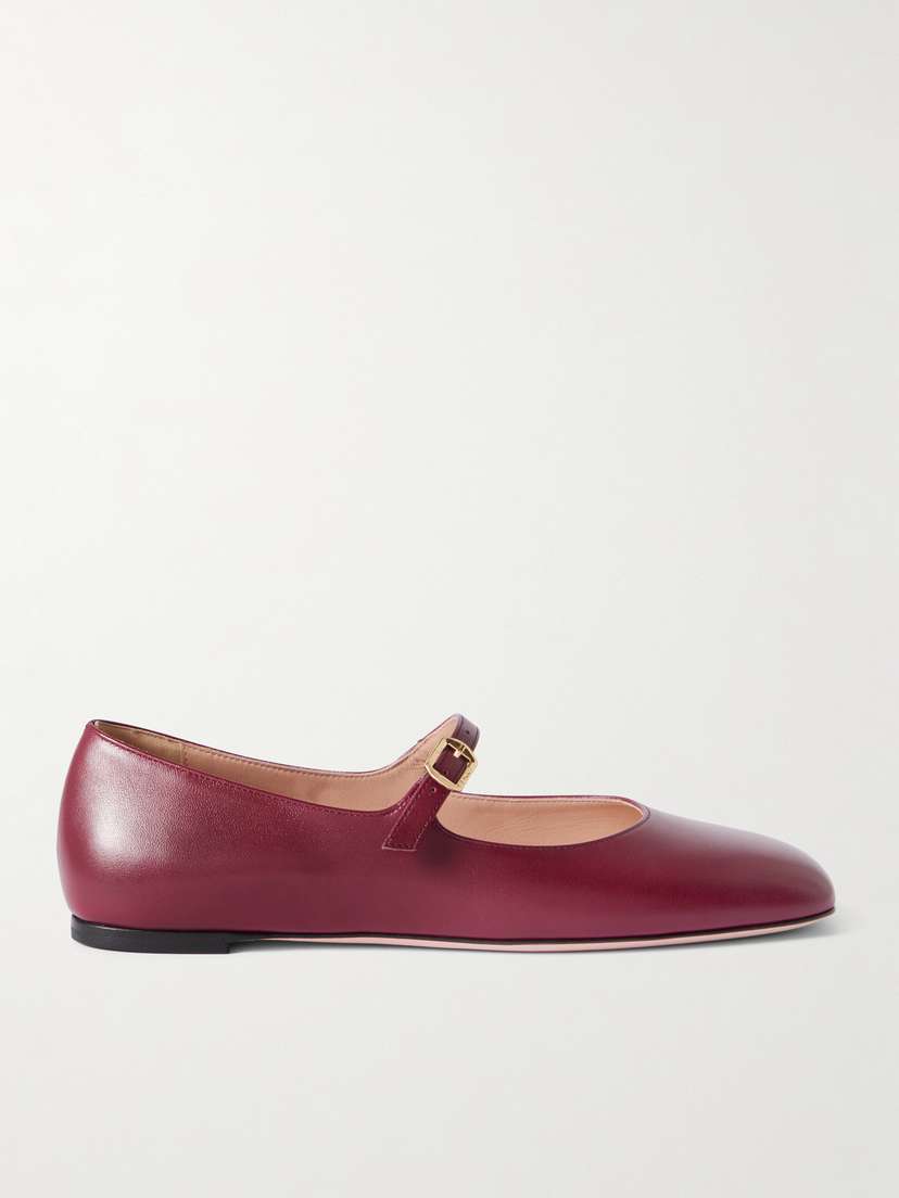 BALLY Belkys Leather Mary Jane Ballet Flats