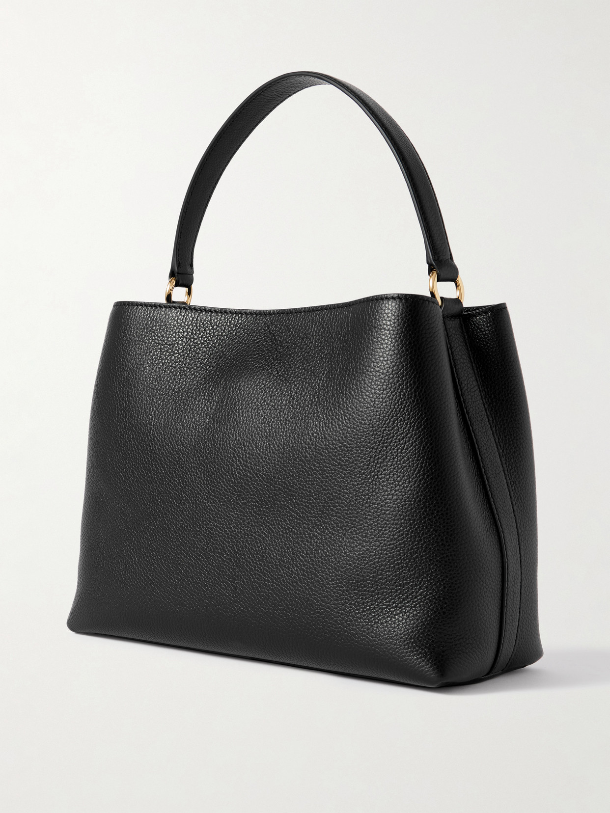 Bally Liv Textured-leather Tote In Black