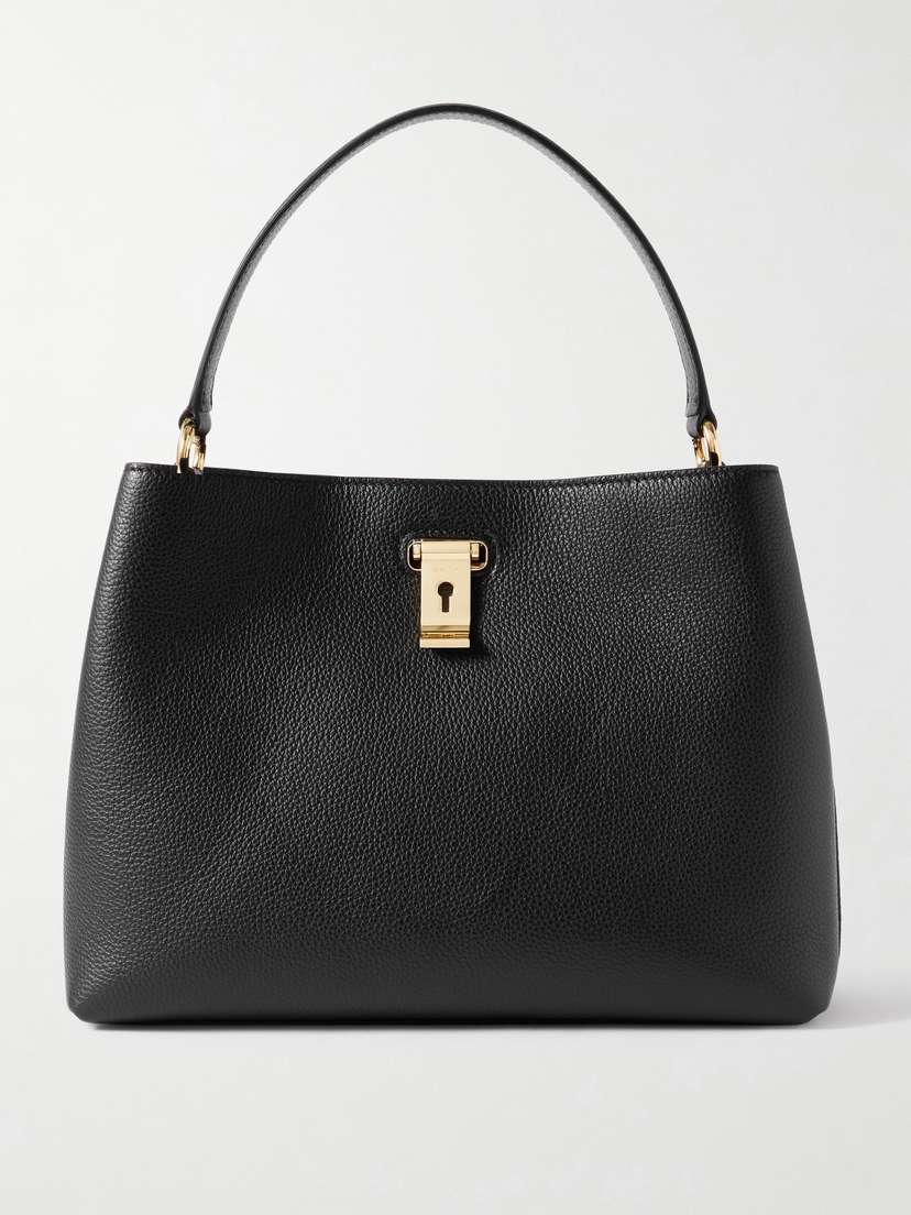 BALLY Liv Textured-leather Tote