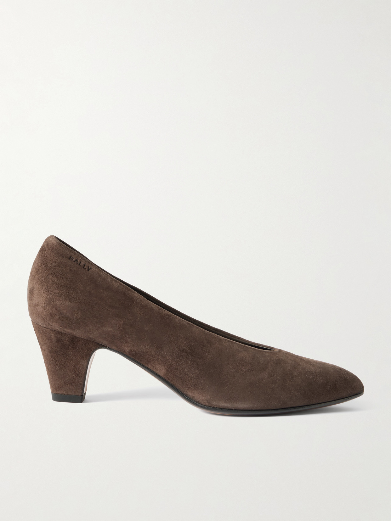 Bally Aline 55 Suede Pumps In Brown