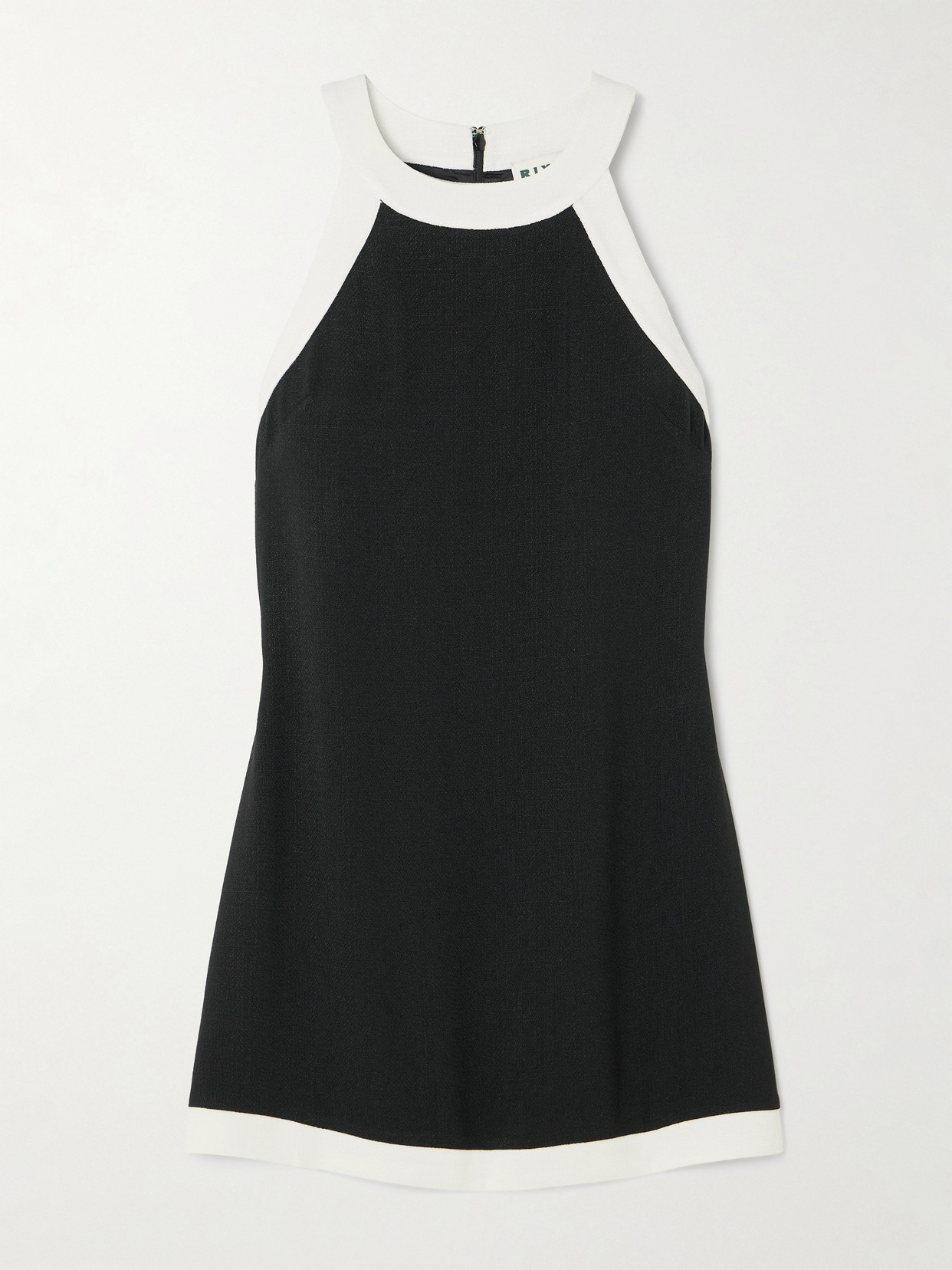 Rixo London Bryson Bouclé Mini Dress In Black