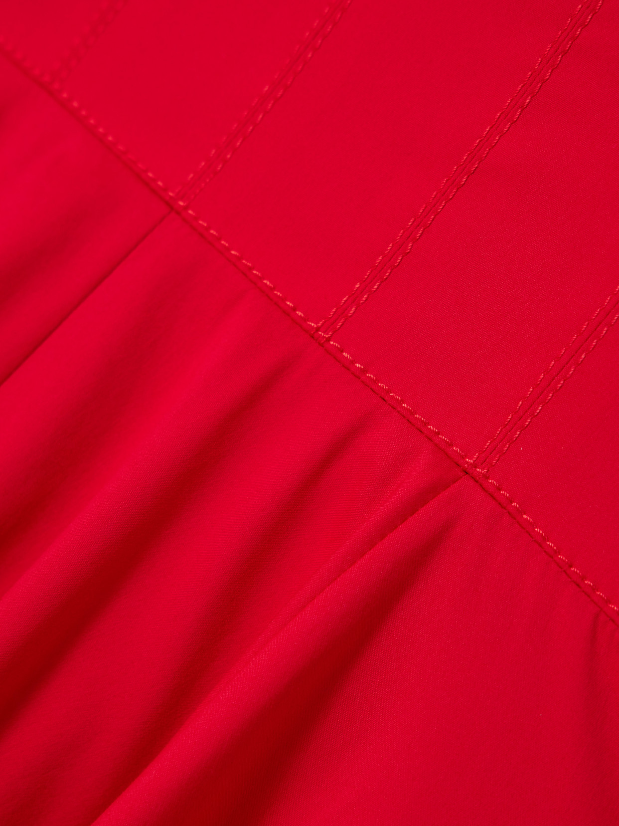 Emilia Wickstead Nikush Cotton-blend Poplin Dress In Red