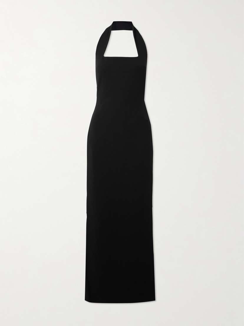 Solace London Illona Crepe Halterneck Gown