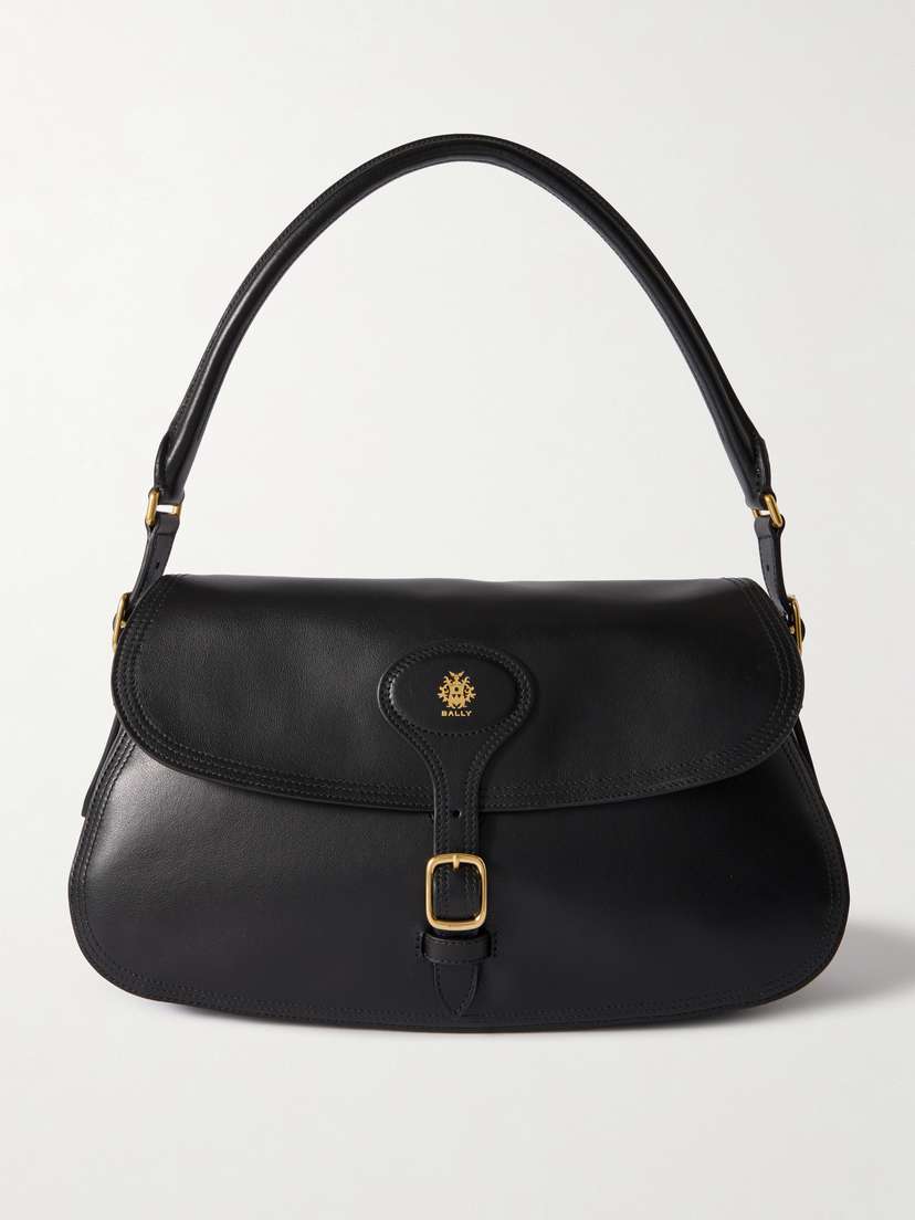 BALLY Beckett Leather Shoulder Bag