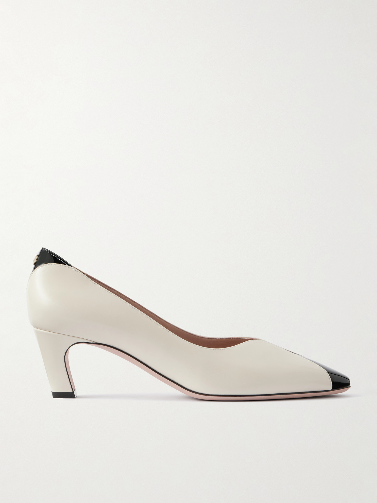 Bally Samya Leather Pumps In White
