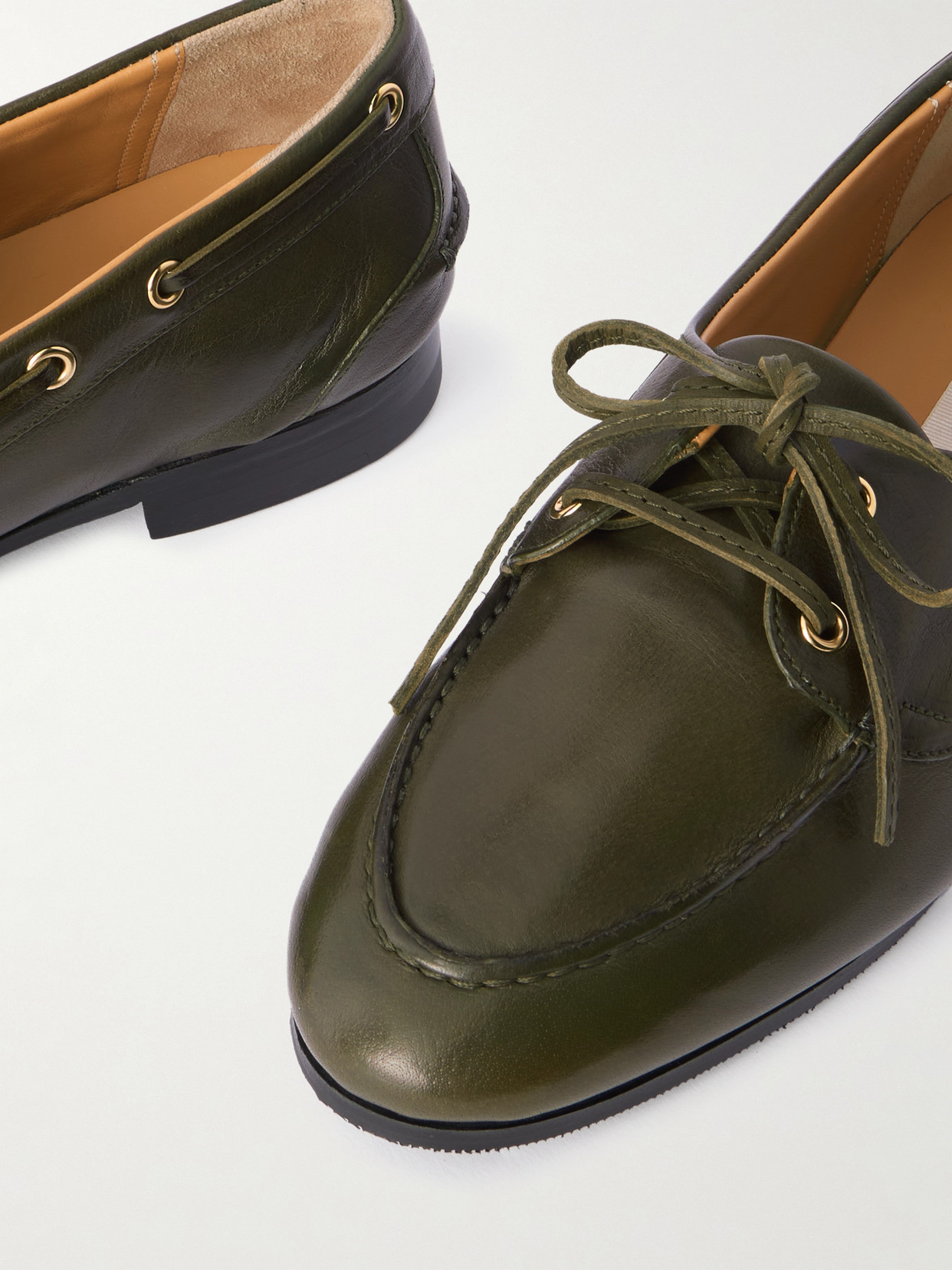 Bally Pathy Leather Boat Shoes