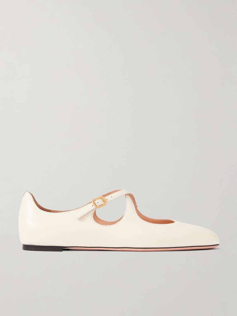 BALLY Beliska Leather Mary Jane Ballet Flats