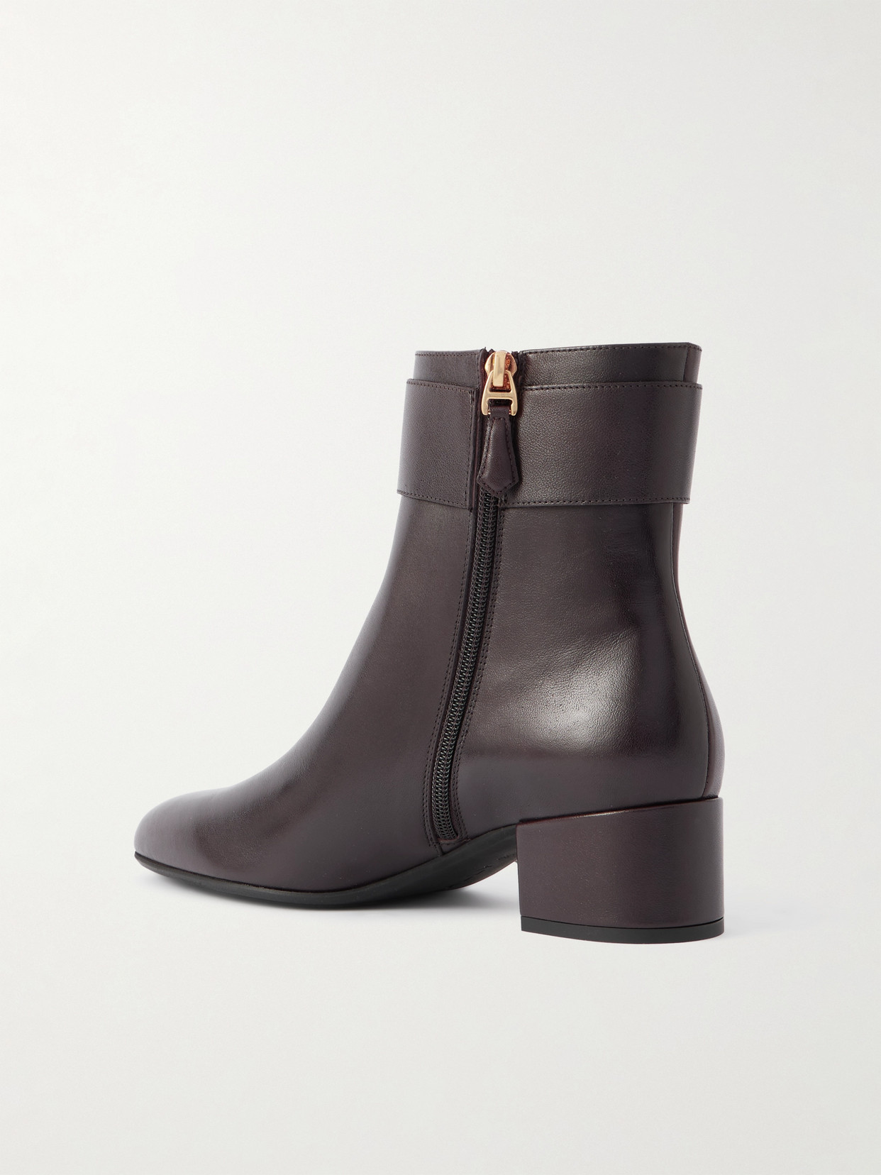 Bemeri Buckle-Embellished Ankle Boots