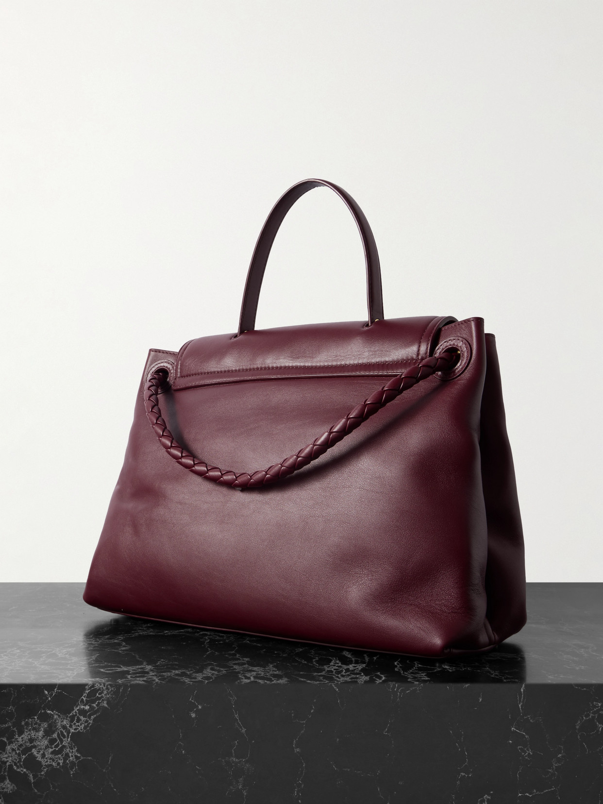 Bottega Veneta Ciao Ciao Medium Leather Tote Bag In Burgundy