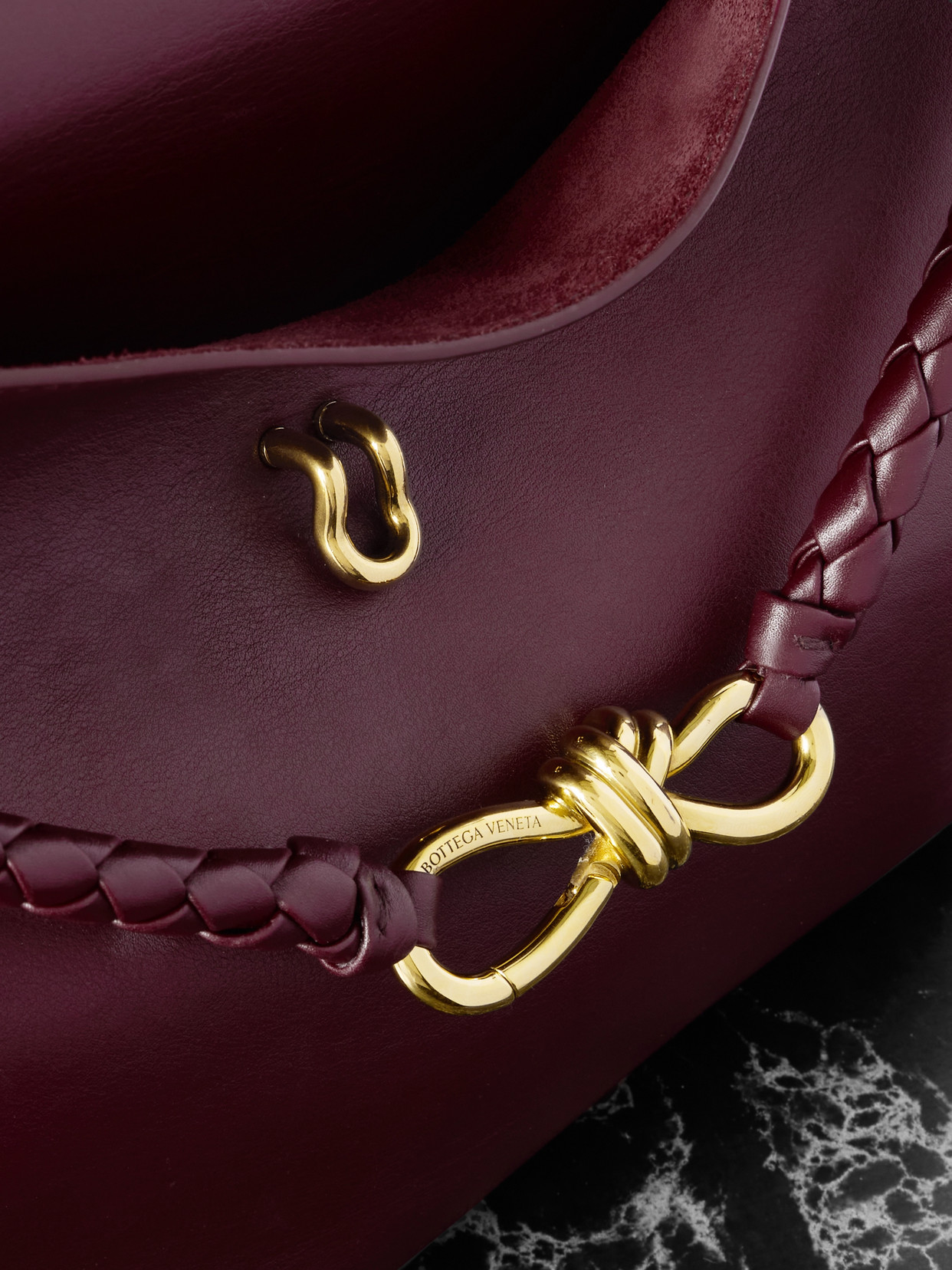 Bottega Veneta Ciao Ciao Medium Leather Tote Bag In Burgundy