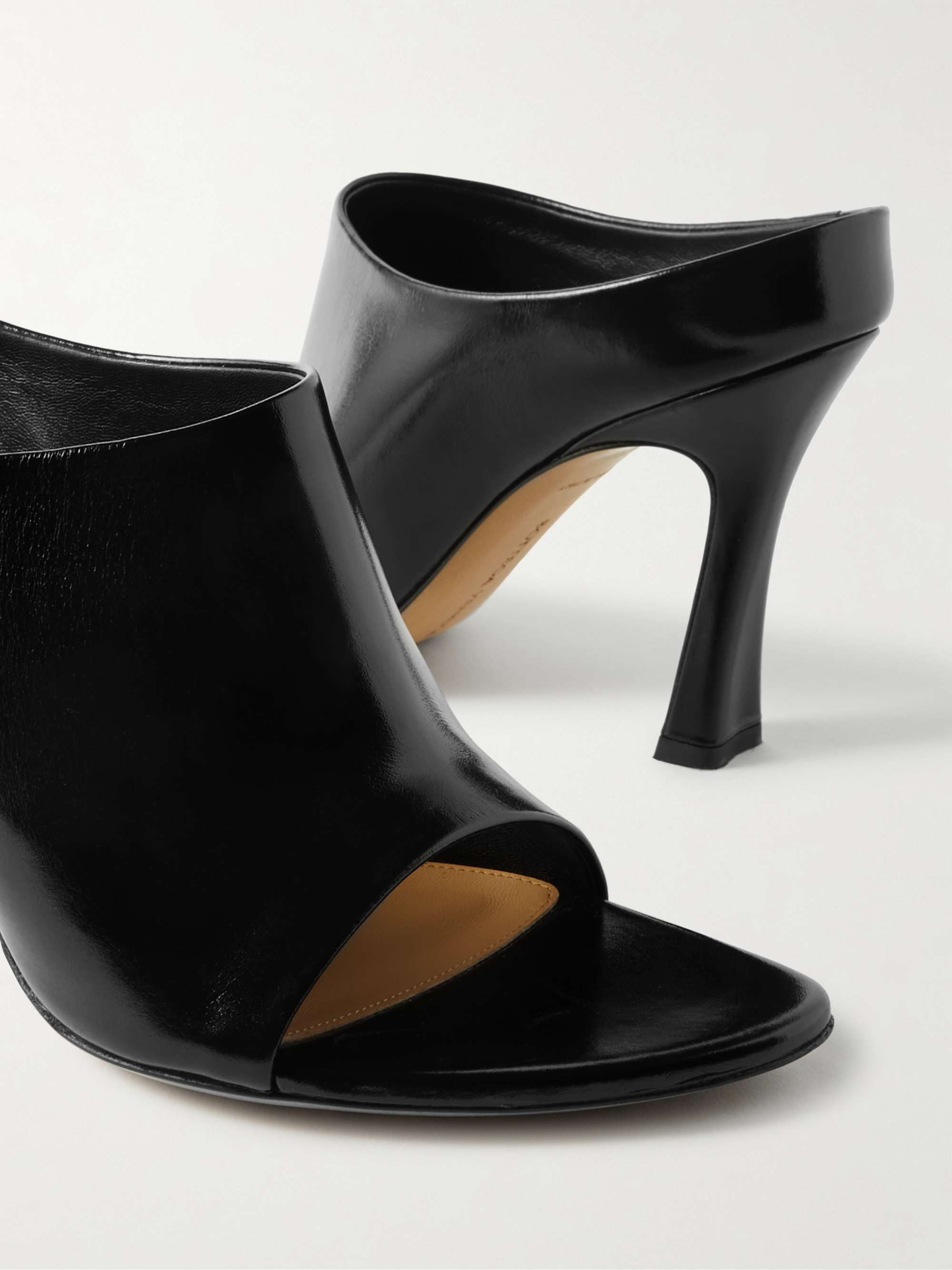 驚きの値段での商品をすべて BOTTEGA VENETA Rana レザー ミュール | NET-A-PORTER 靴