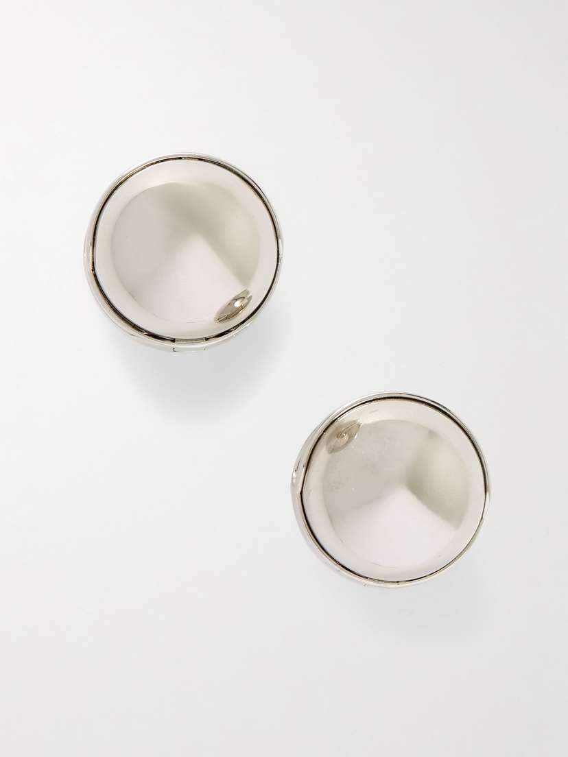 Alaïa Sphere Silver-tone Earrings
