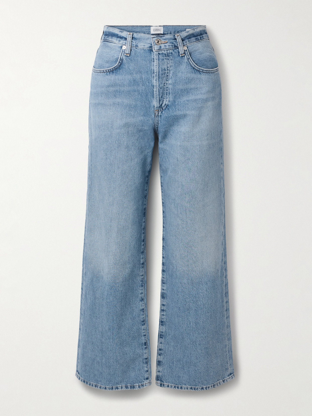 Citizens Of Humanity Annina High-rise Wide-leg Jeans In Blue