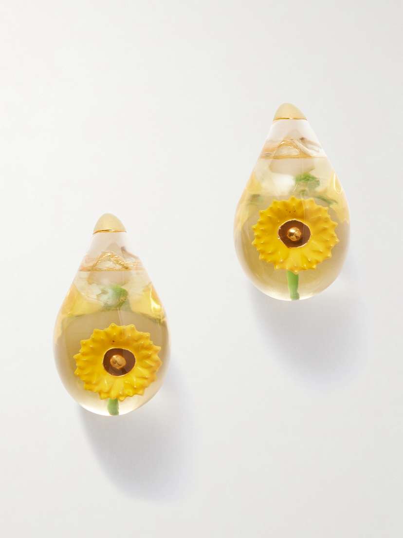 Bottega Veneta plated Resin Earrings