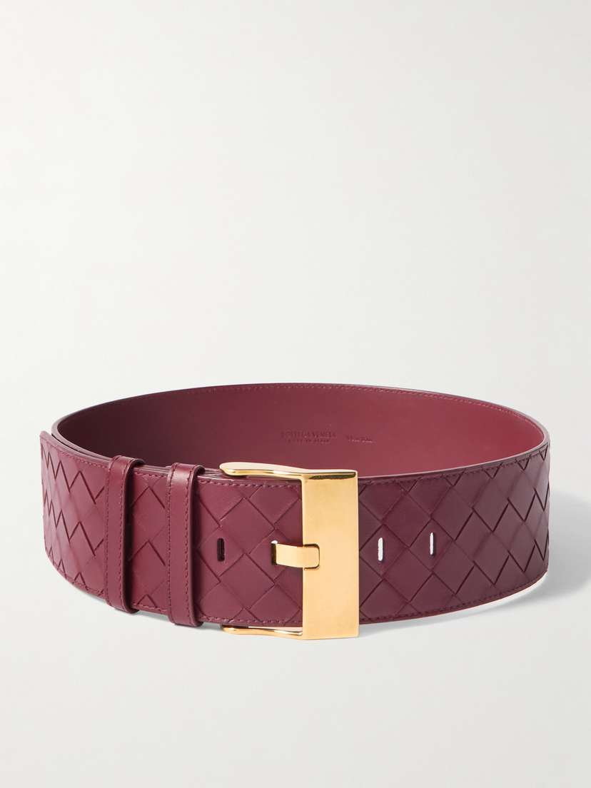 Bottega Veneta Intrecciato Leather Belt