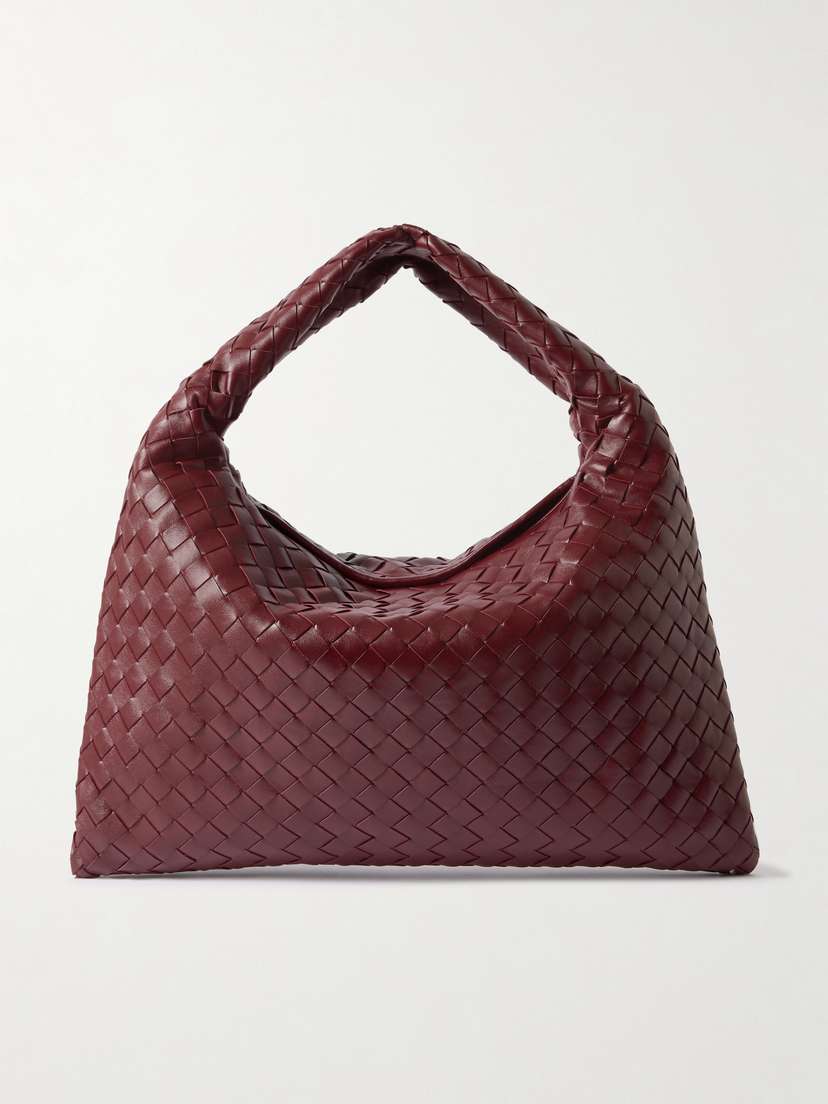 Bottega Veneta Hop Small Intrecciato Leather Tote