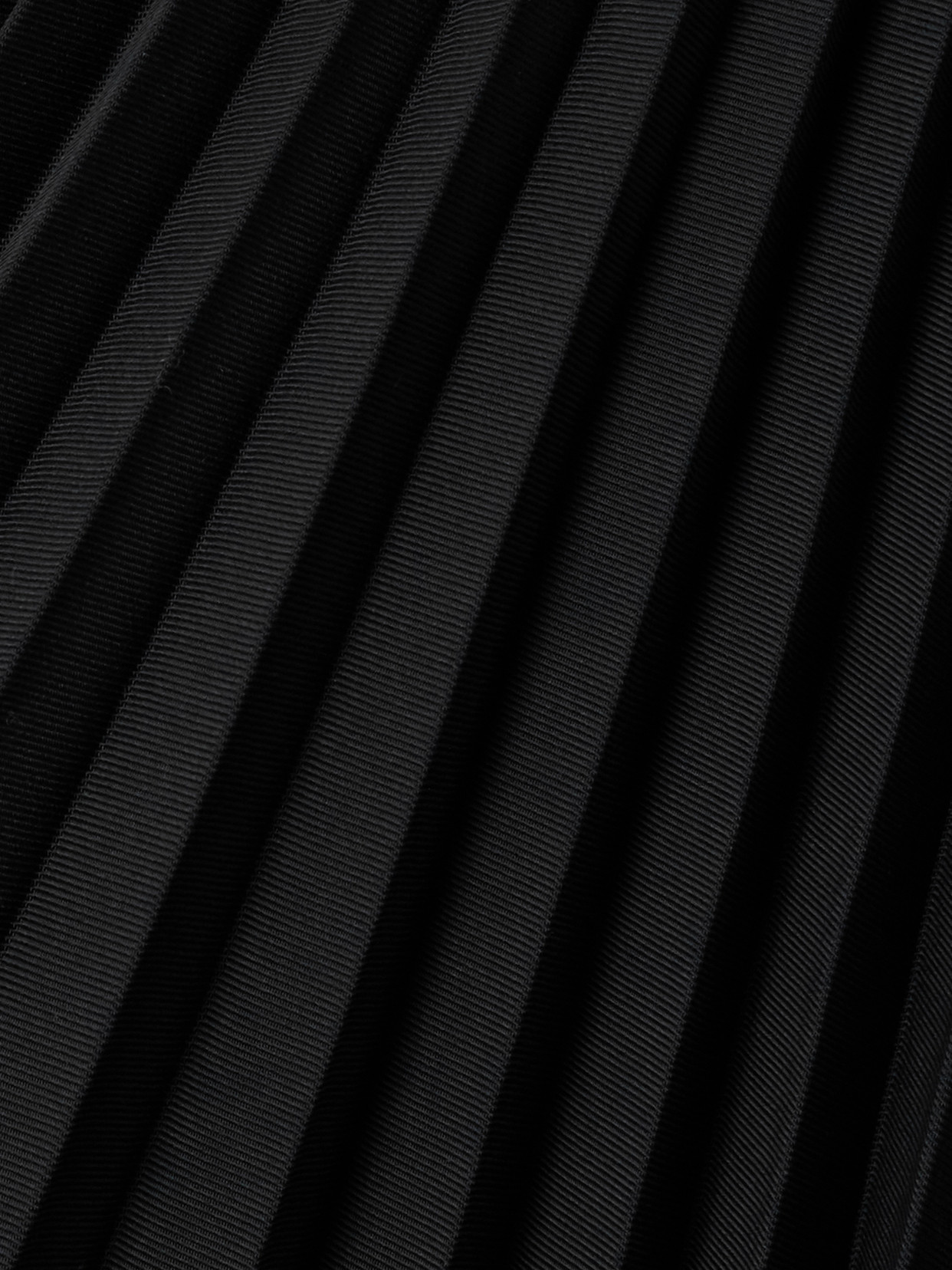 Layered Pleated Twill Midi