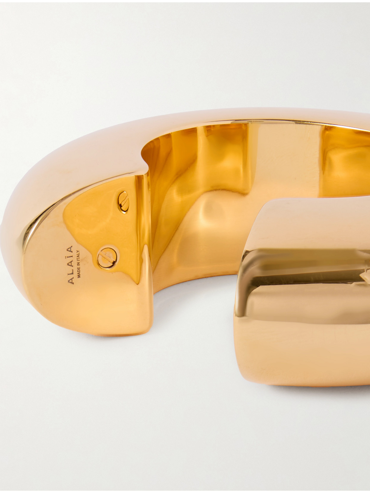 Alaïa Bumper Gold-tone Cuff