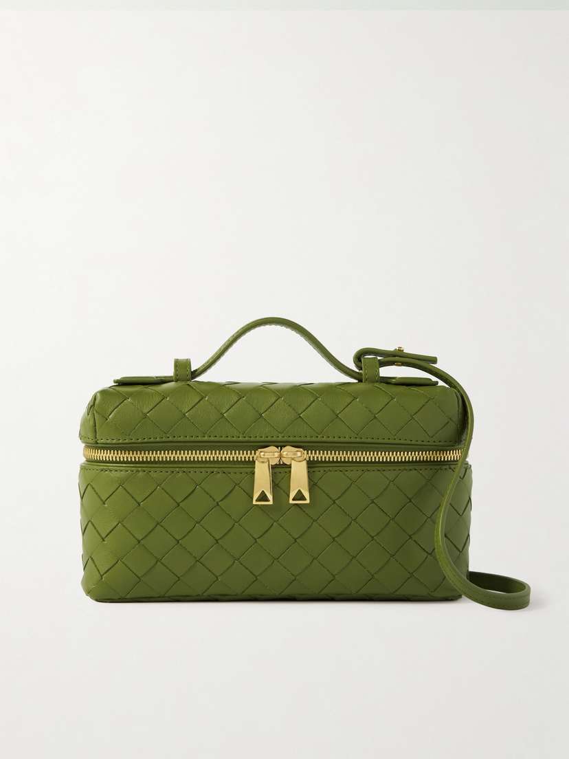 Bottega Veneta Bang Bang Vanity Intrecciato Leather Tote