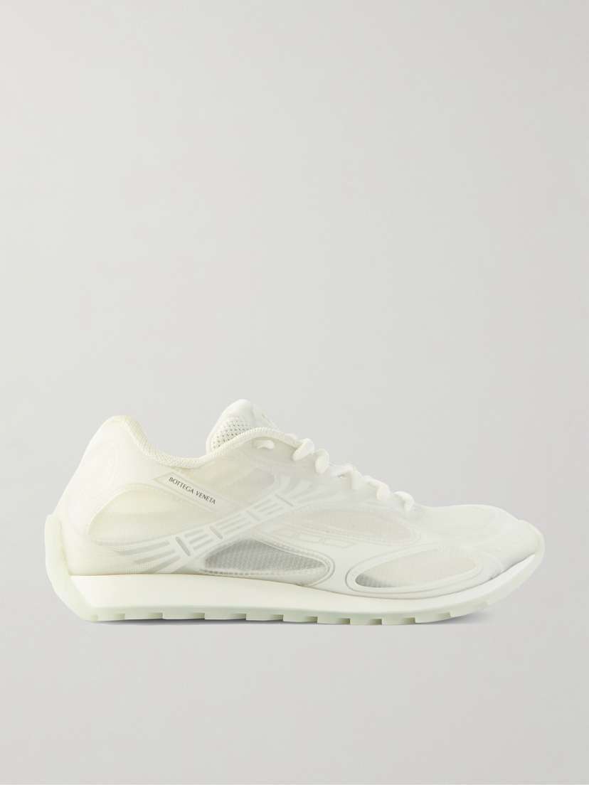 Bottega Veneta Orbit Rubber And Mesh Sneakers
