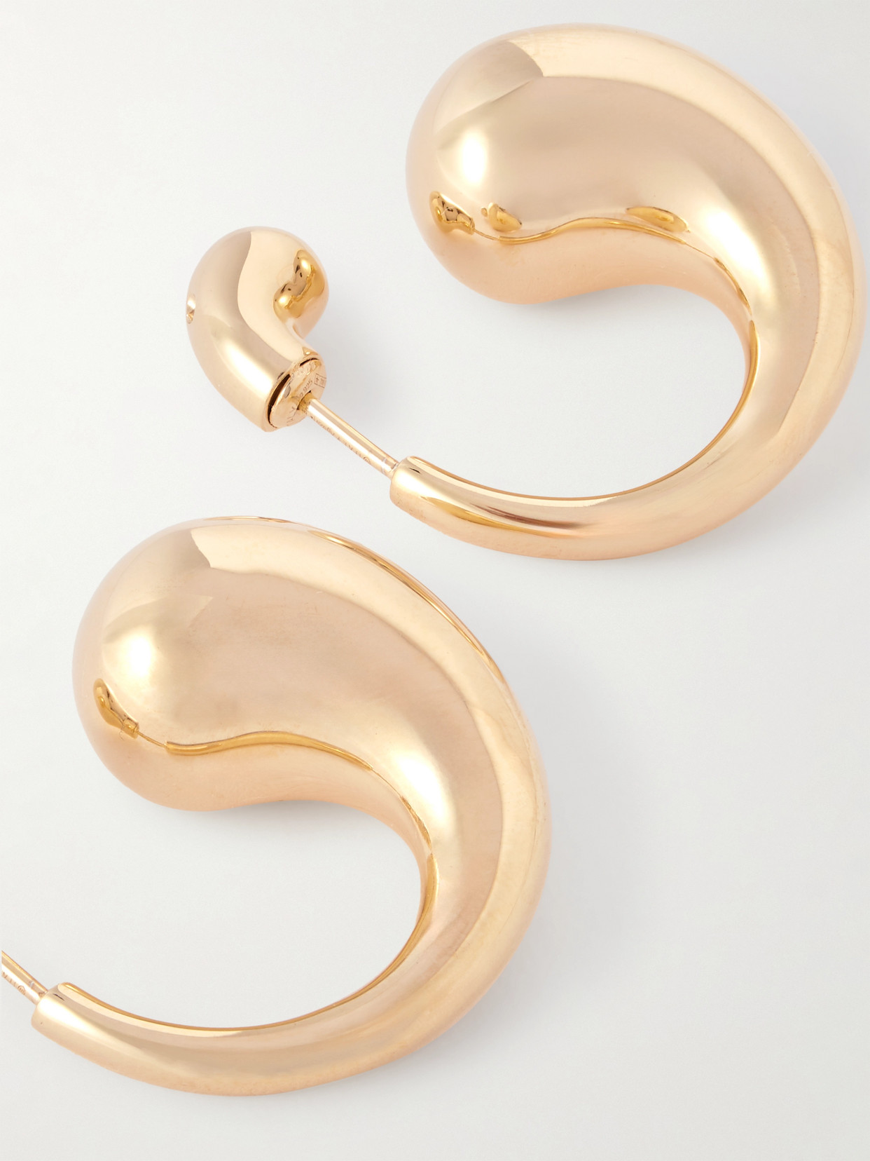 Bottega Veneta Gold-tone Earrings In Gold