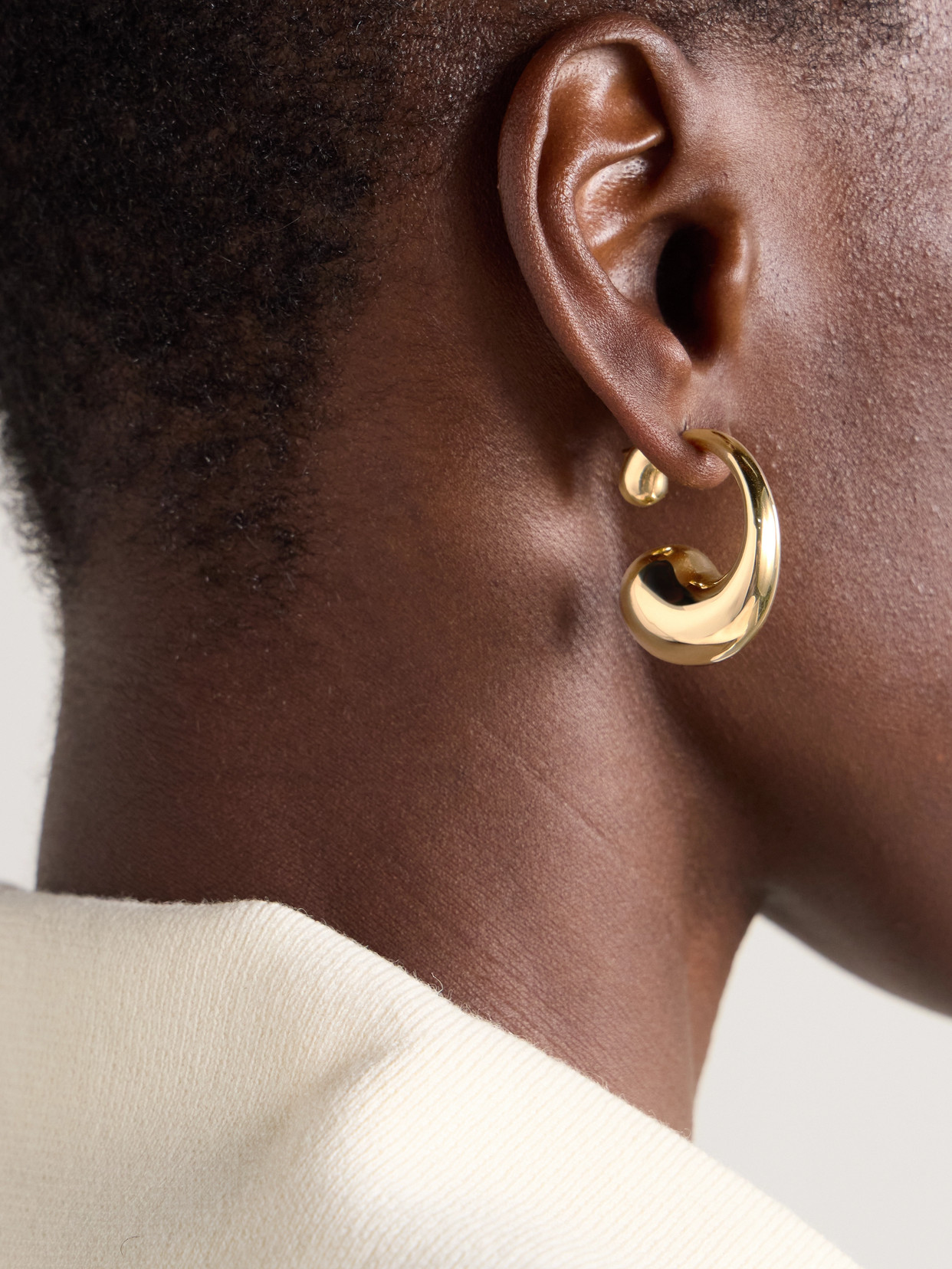 Bottega Veneta Gold-tone Earrings In Gold