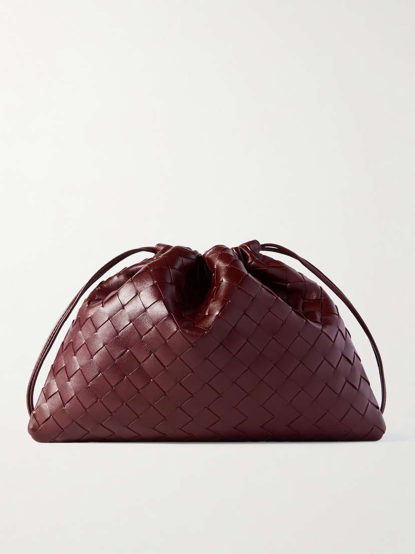 Bottega Veneta Dustbag Small Intrecciato Leather Clutch