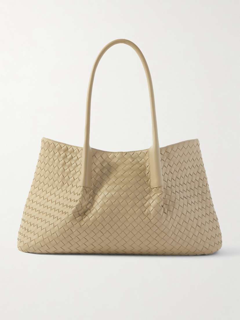 Bottega Veneta Pinacoteca Intrecciato Leather Tote