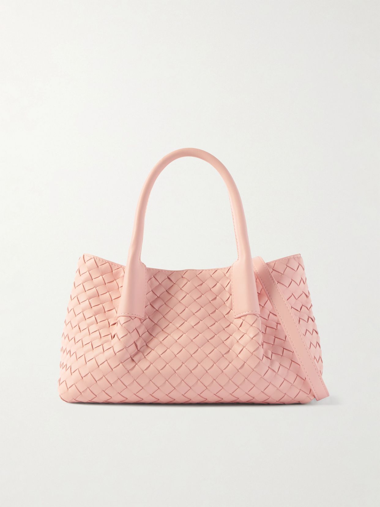 Pinacoteca Small Intrecciato Leather Tote