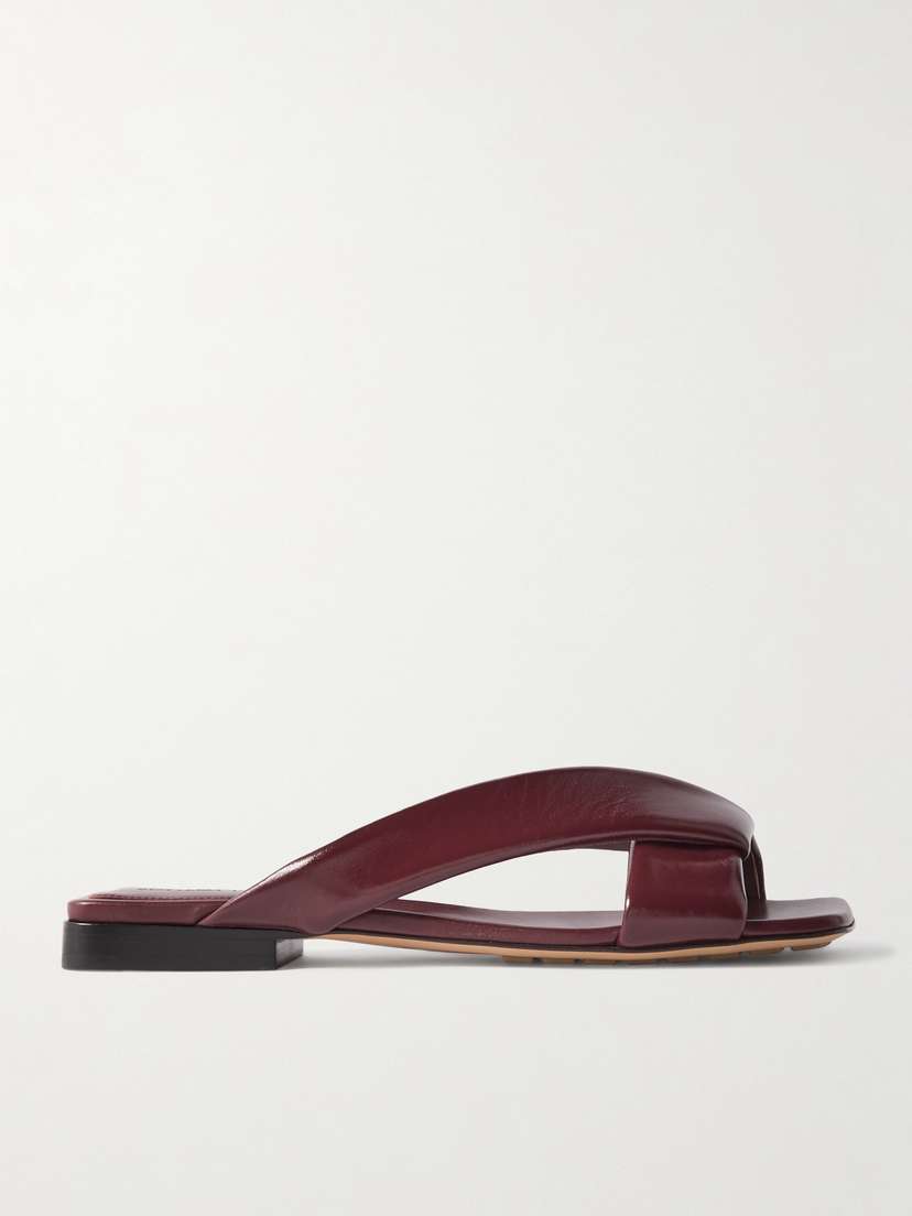 Bottega Veneta Riva Padded Leather Sandals